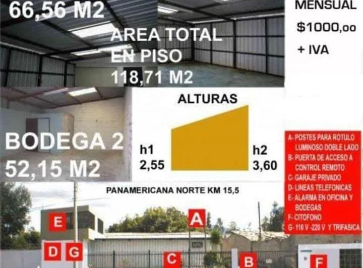 Propiedad de Arriendo, Terreno, Bodega, Oficina — imagen 1