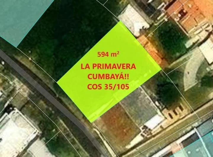 Terreno de Venta Para Proyecto en La Primavera Cumbayá! — imagen 1
