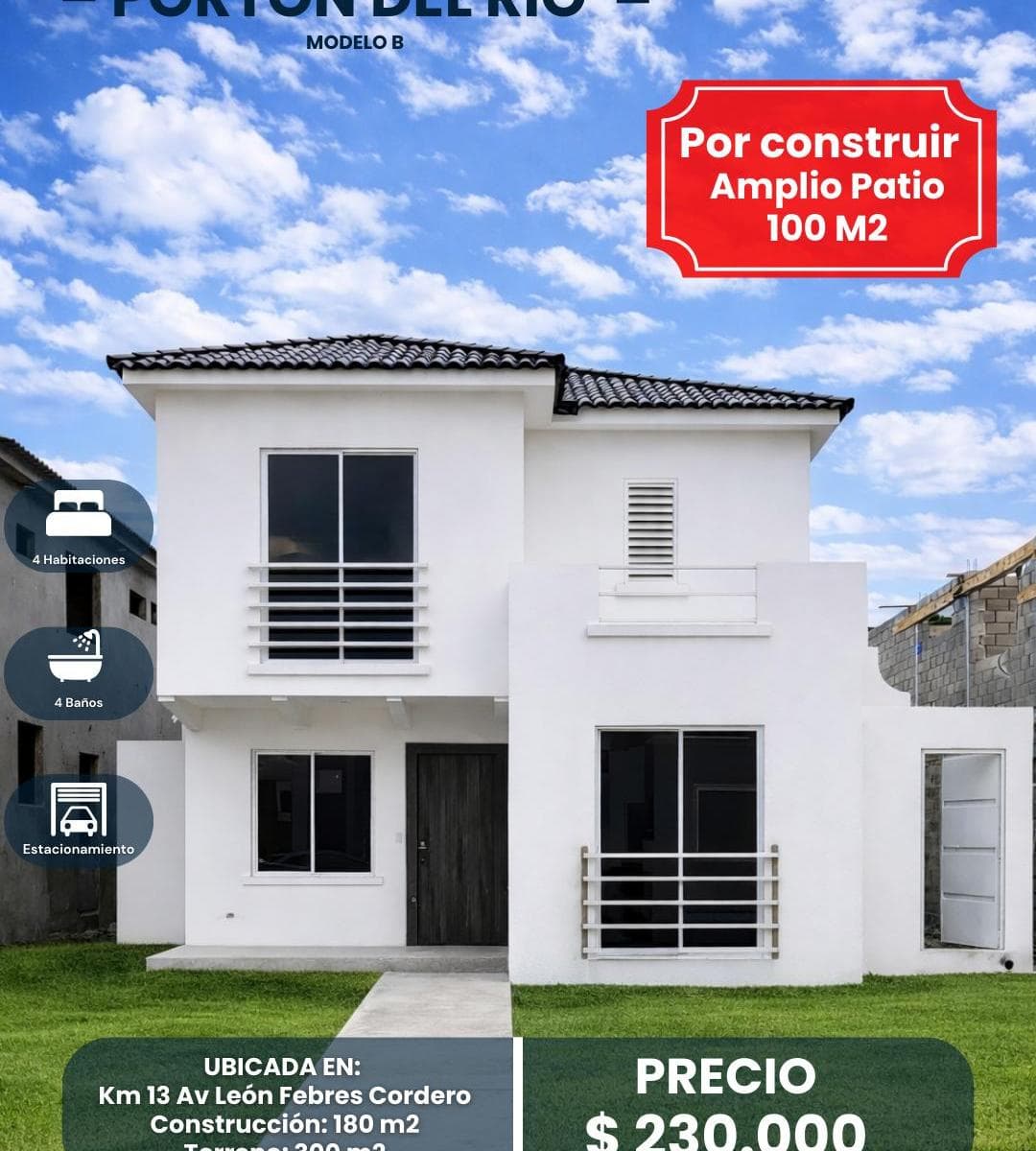 Casa en venta en Daule, Guayas