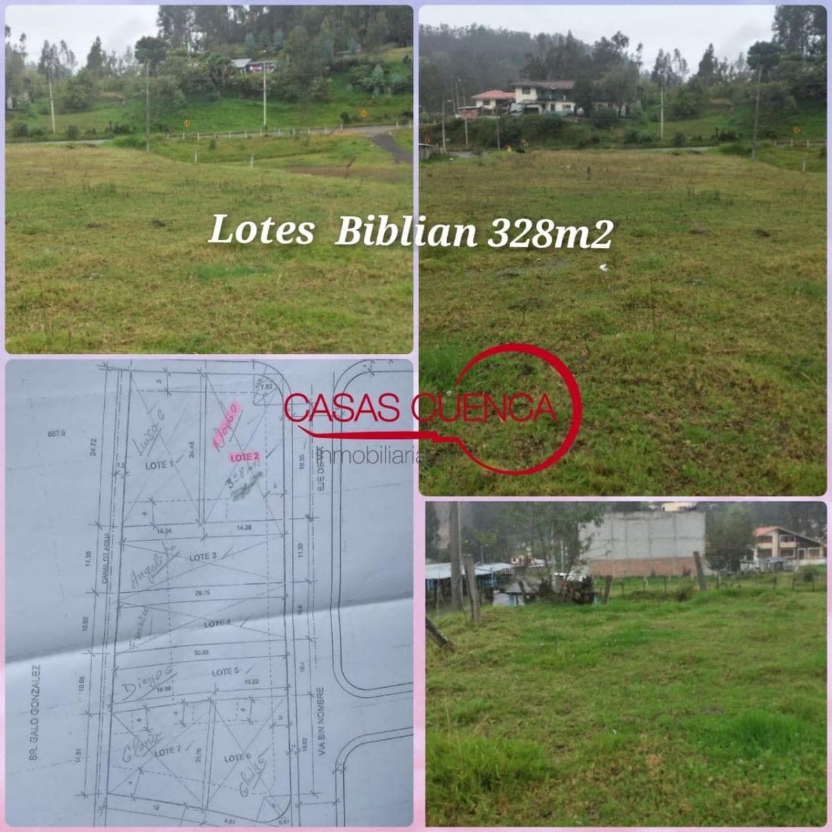 Terreno en venta en Biblián, Cañar
