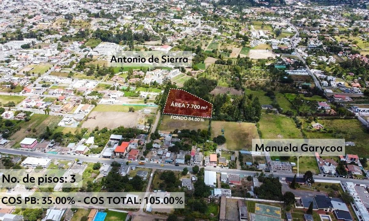 Terreno en venta en Quito, Pichincha