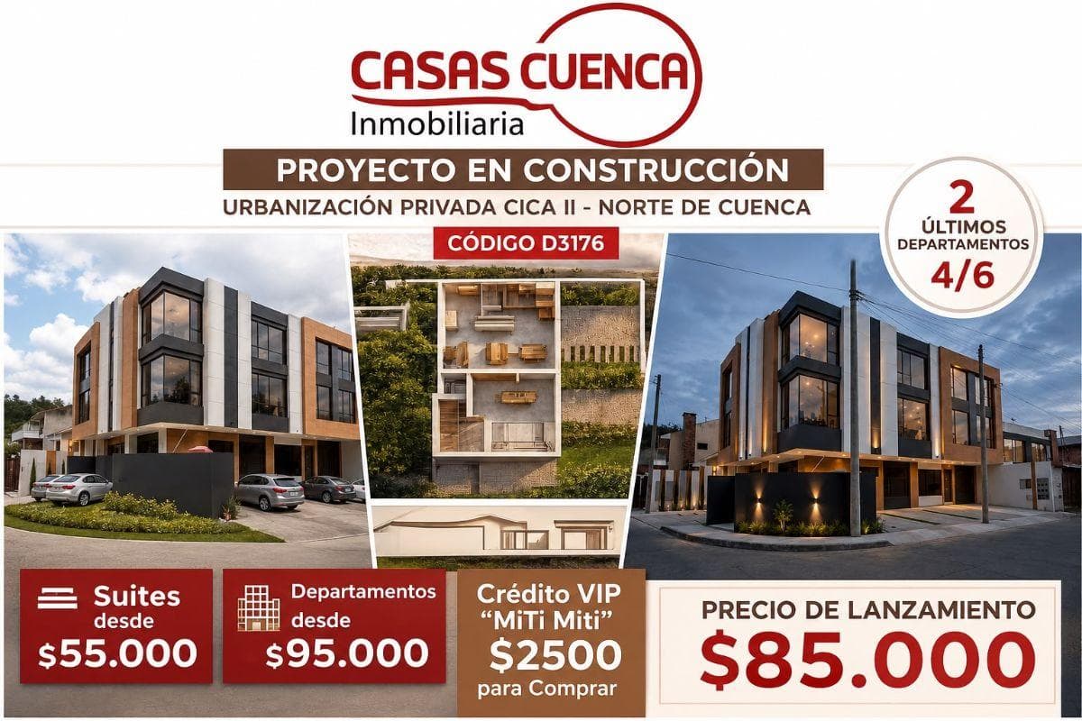 Departamento en venta en Cuenca, Azuay