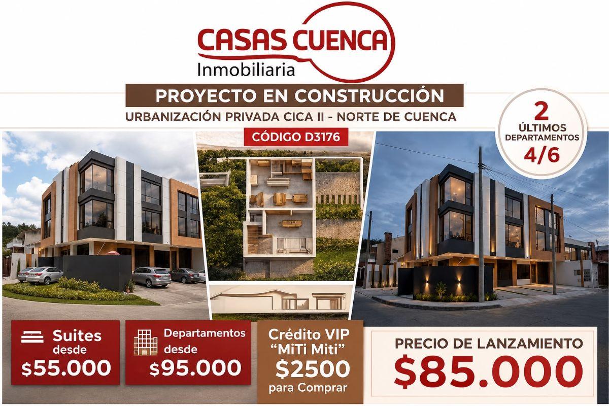Apartamento en venta en Cuenca, Azuay