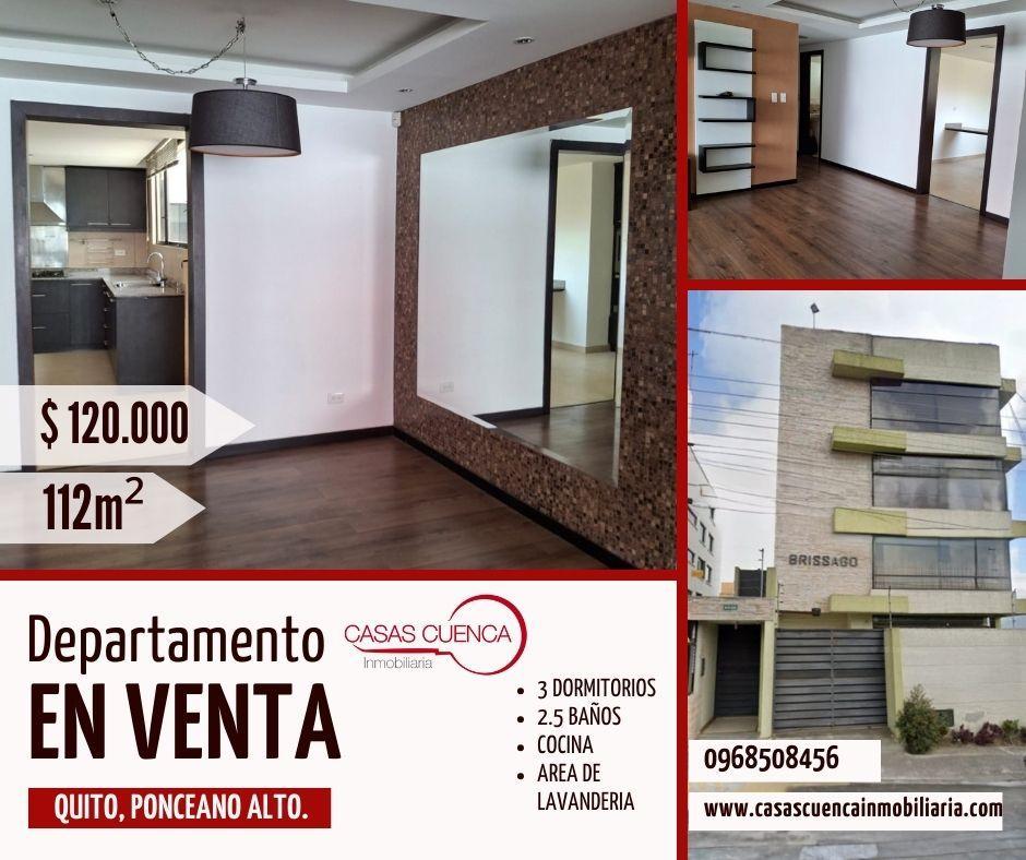 Apartamento en venta en Quito, Pichincha