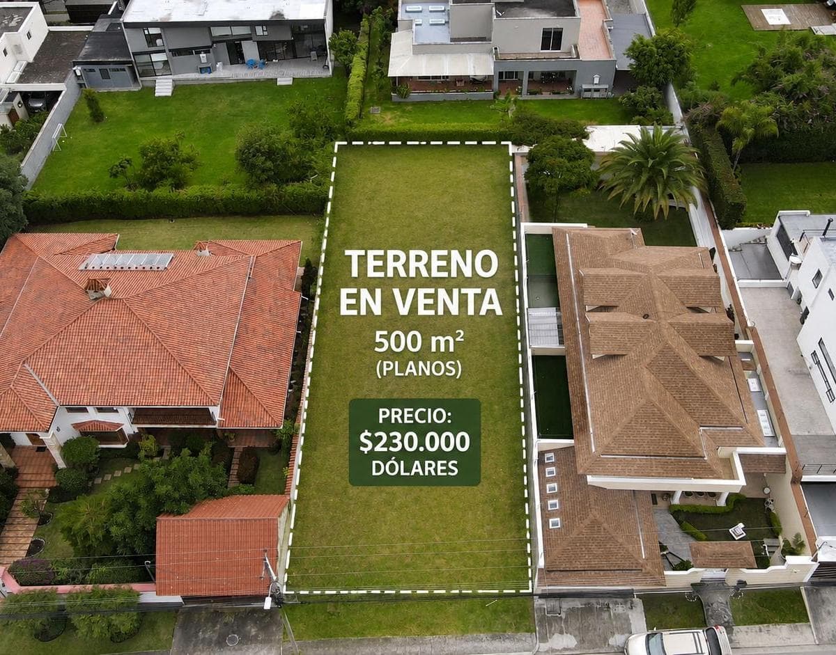 Terreno en venta en Quito, Pichincha