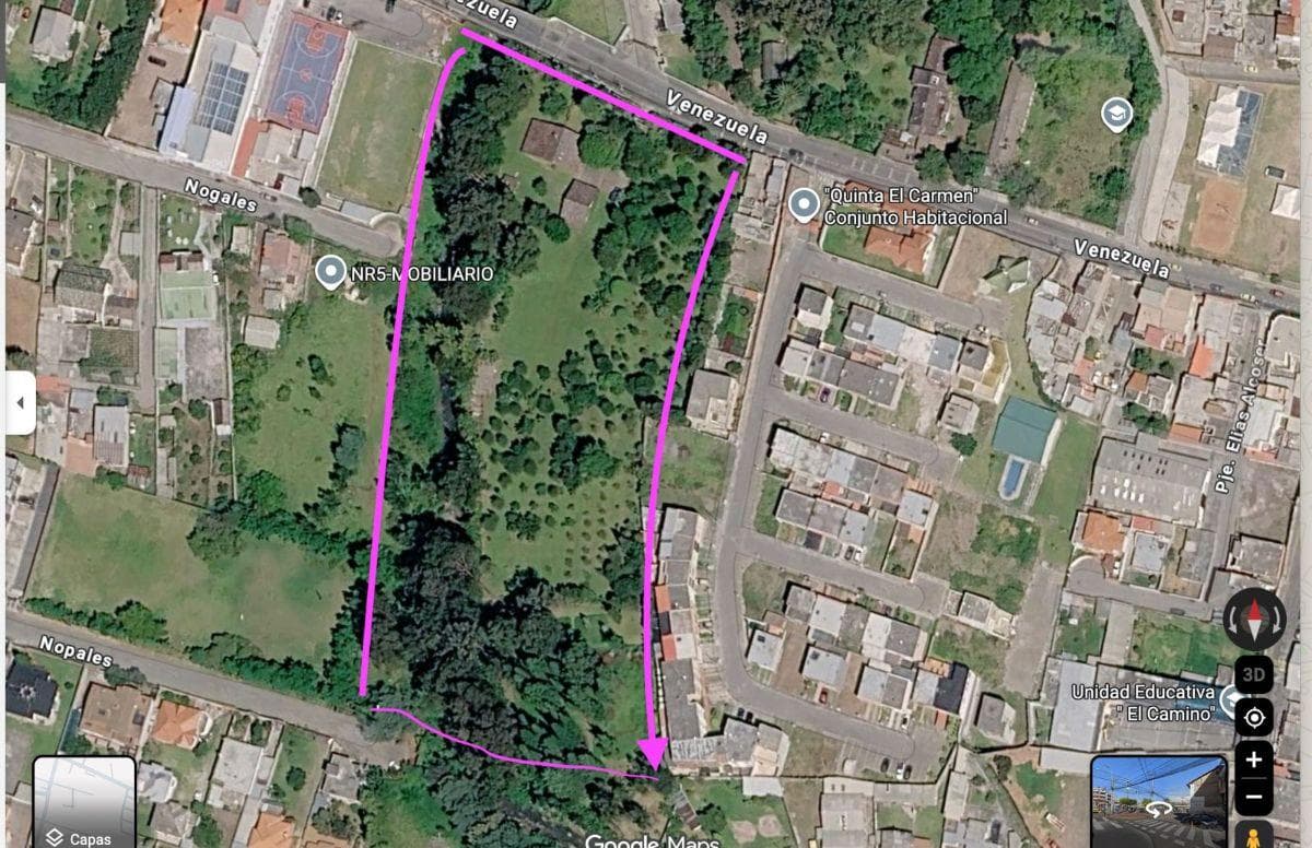 Para Usos Múltiples, Arriendo Hermoso Terreno, con Árboles y Superficie de Césped. Sangolquí — imagen 1
