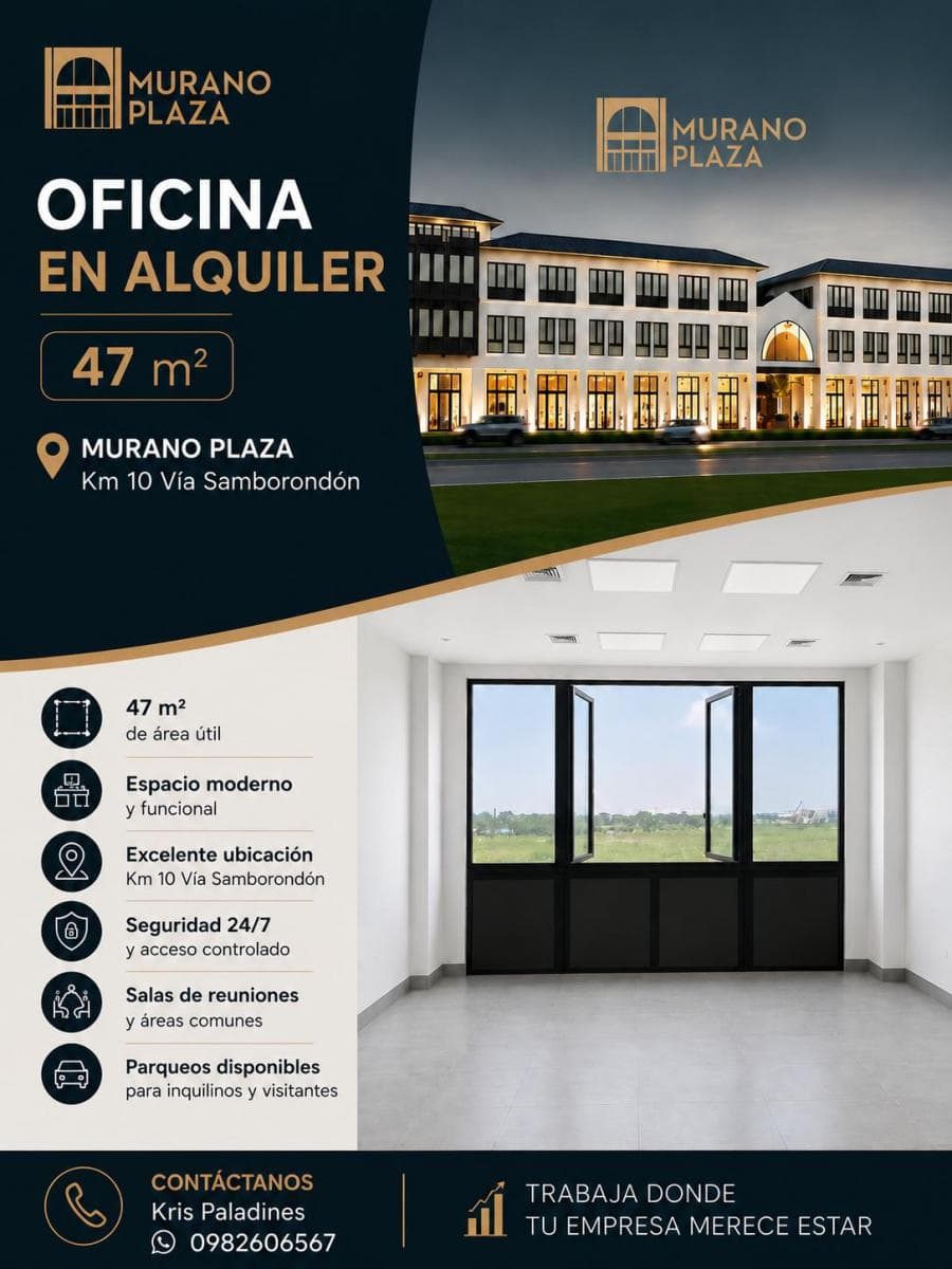 Oficina en Murano Plaza en Alquiler y / o Venta, Guayas — imagen 5