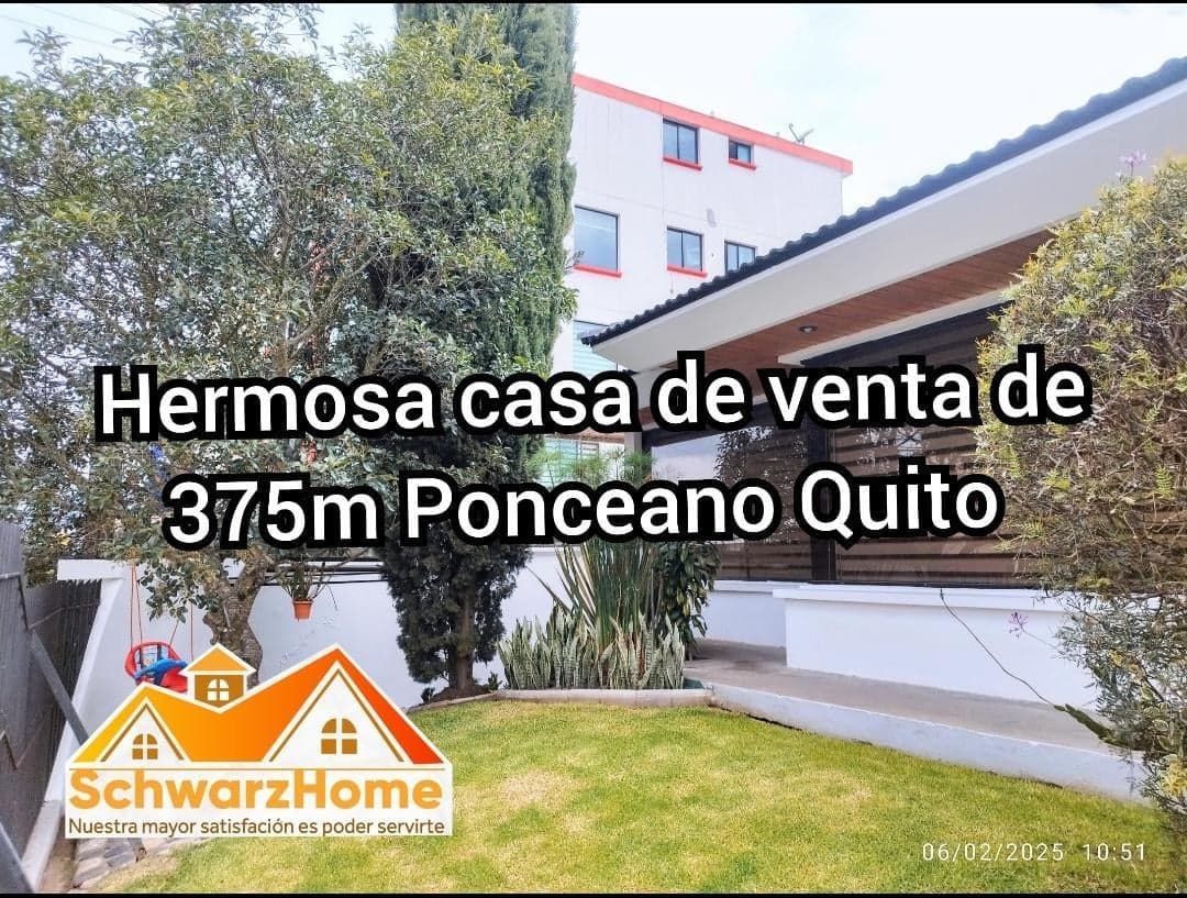 Casa de Venta 4 Dorm. Ponceano375 Quito — imagen 1