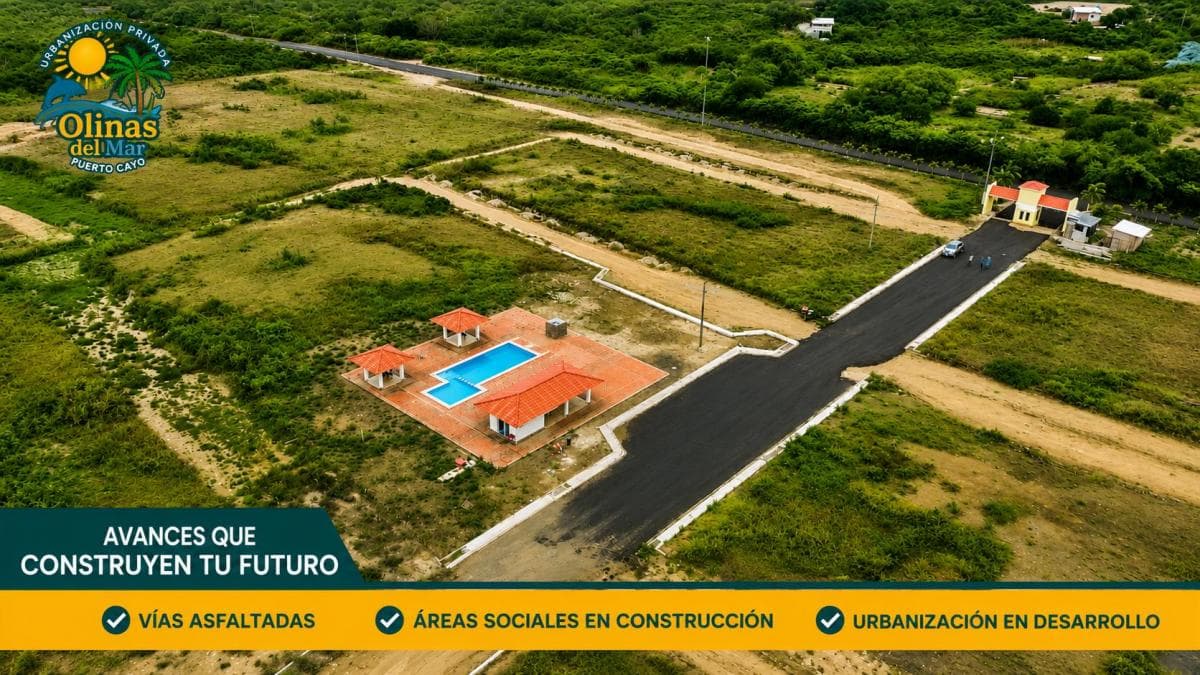Terrenos en Puerto Cayo a 1,5 Km de La Playa | Urbanización Privada | Financiamiento Hasta 80 Meses, Manabí — imagen 5