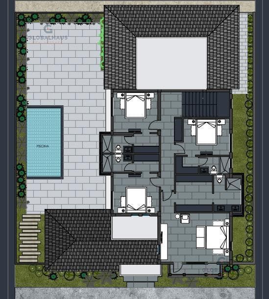 Casa Esquinera en Proyecto en Venta de 4 Habitaciones en Aires de Batán. m. C. Guayas — imagen 3