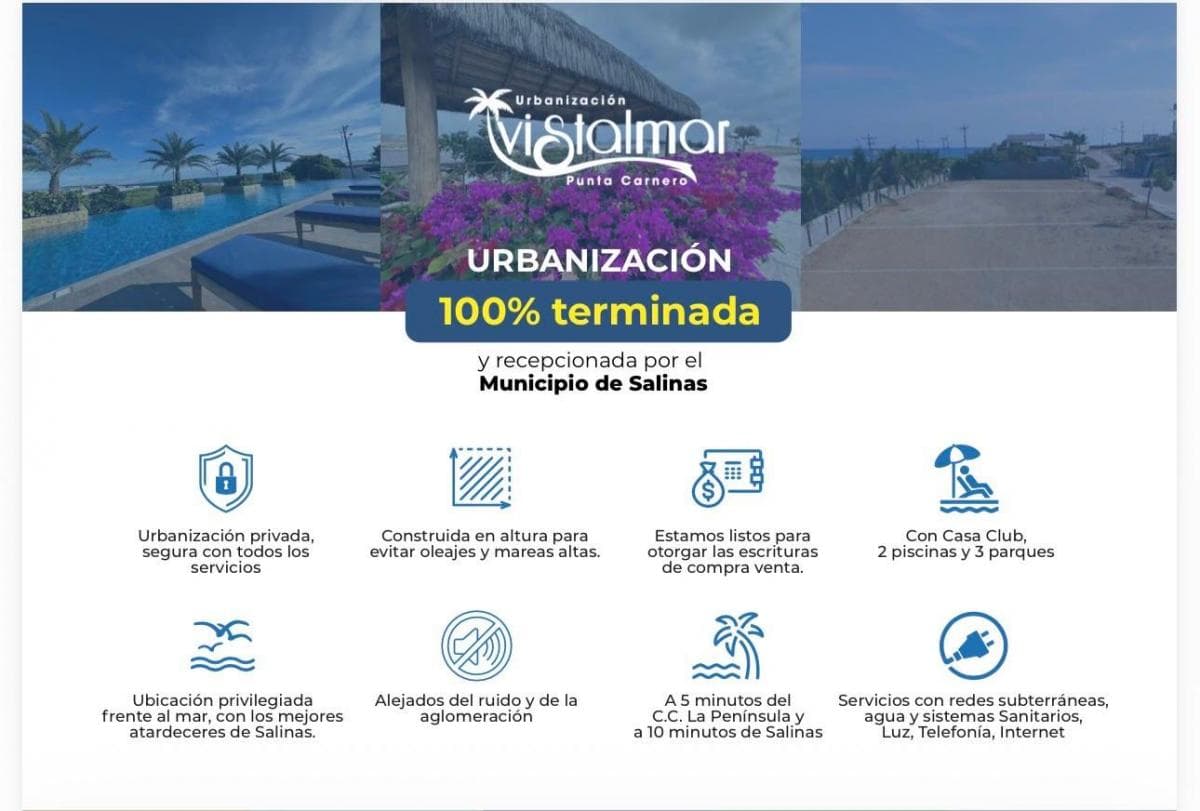 Terrenos en Venta – Urbanización Vistalmar Punta Carnero — imagen 8