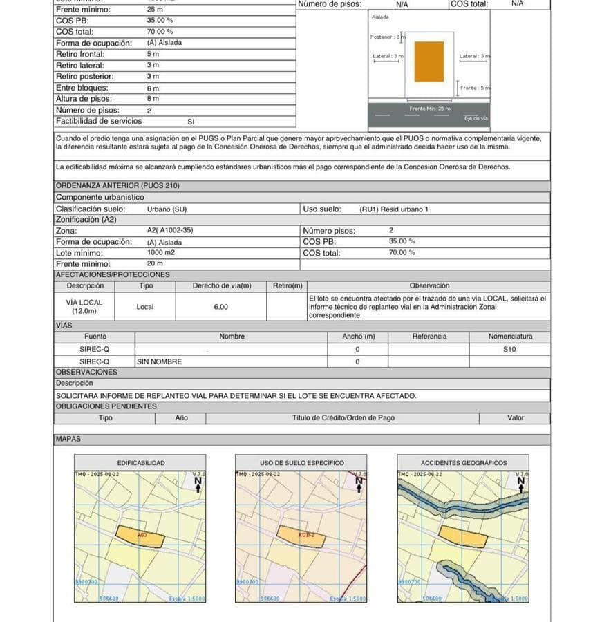 Venta Terreno de 3.999 m² en Nayón — imagen 2