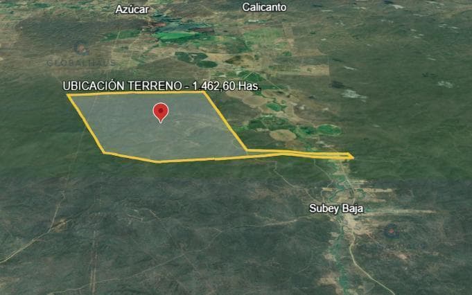 Venta de Terreno en Santa Elena, Comuna Sube y Baja. 1.462has G. P — imagen 4