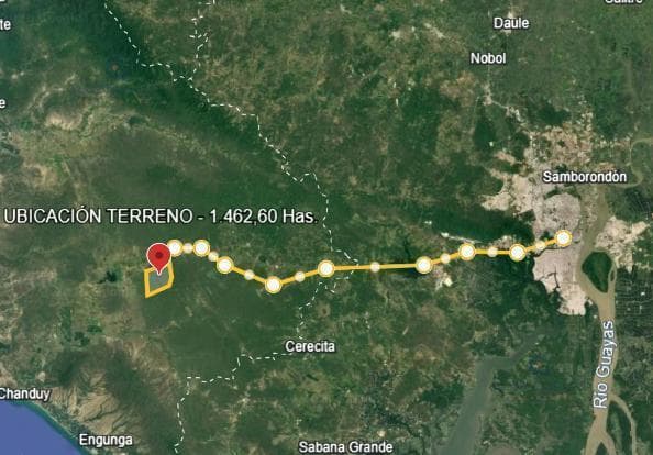 Venta de Terreno en Santa Elena, Comuna Sube y Baja. 1.462has G. P — imagen 2