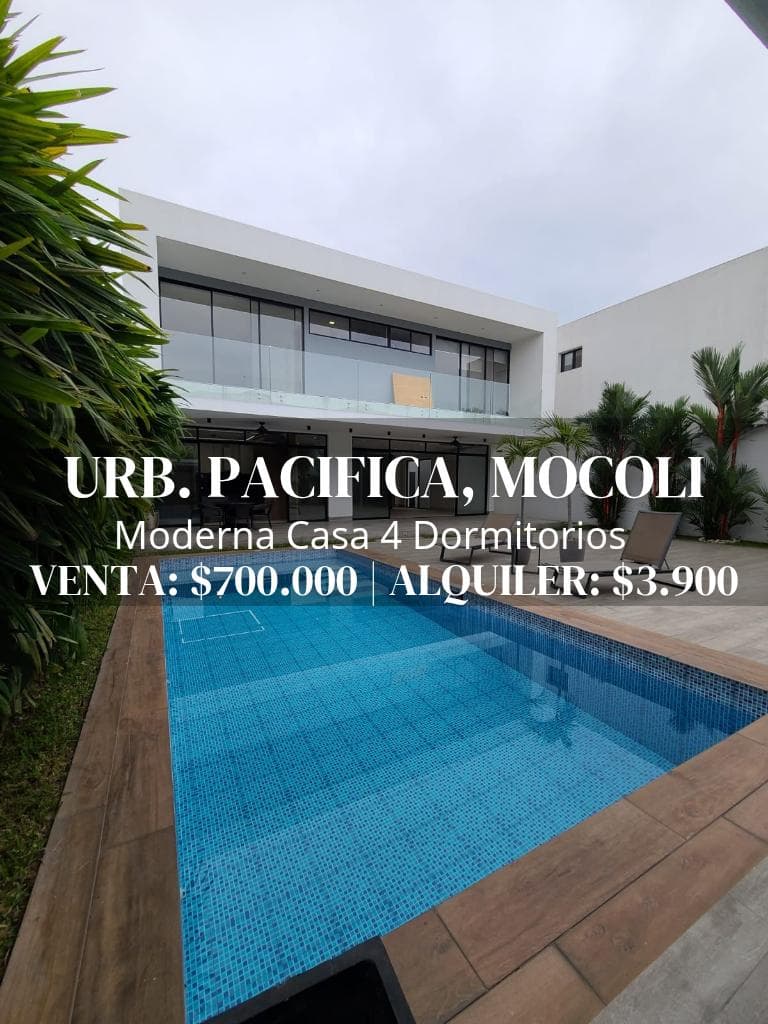 Moderna Casa en Venta Urb. Pacifica, Isla Mocoli, Guayas — imagen 1