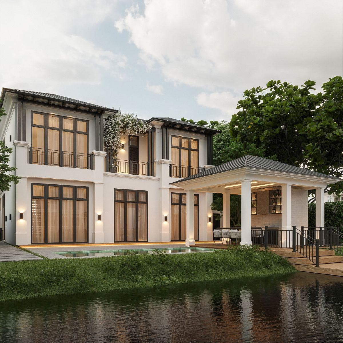Aires del Batan - Casa con Diseño Exclusivo Frente Al Lago en Venta -, Guayas — imagen 2