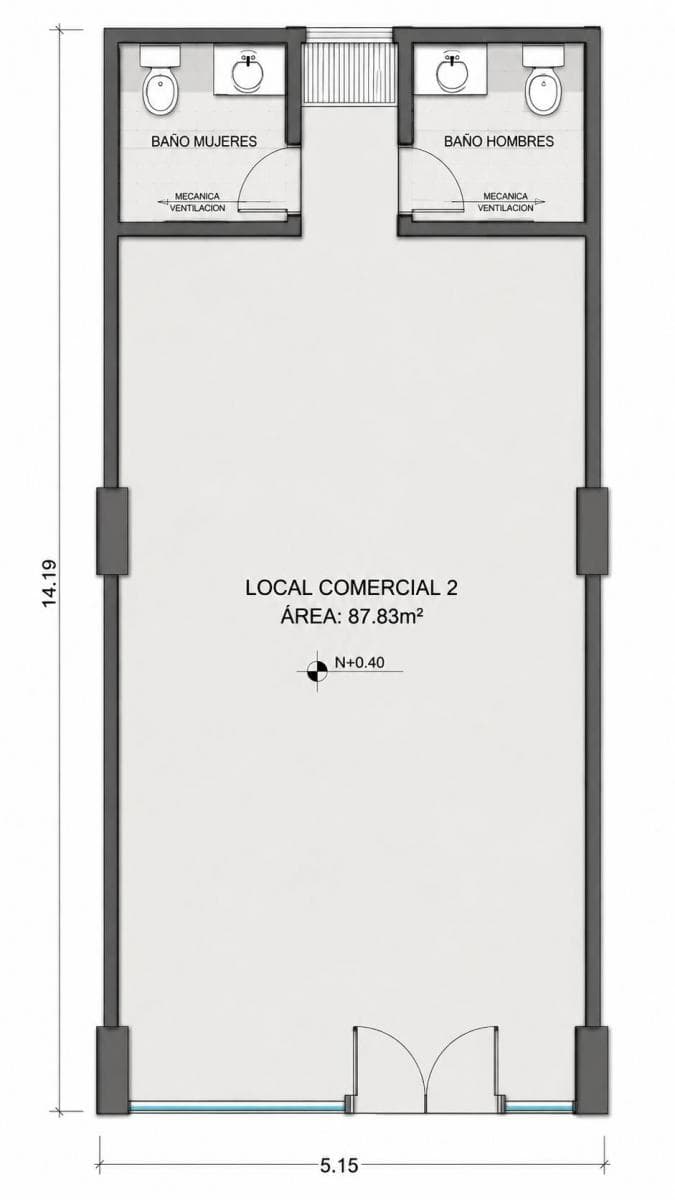 Local Comercial en Venta Frente a Riocentro – 87,83 m² + 2 Parqueaderos — imagen 3
