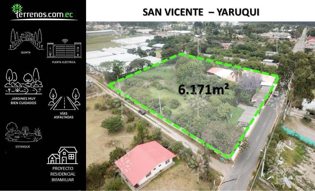 Terreno en Yaruqui 6379 m² (Terreno Plano, Casa en Perfecto Estado) — imagen 4
