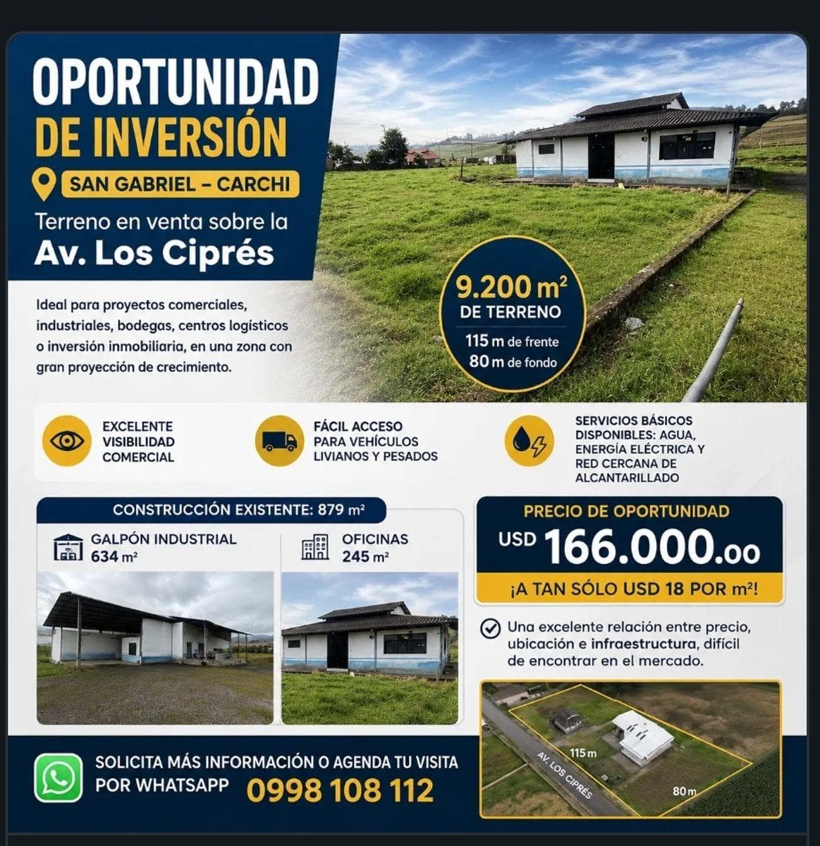 Se Vende Megalote Para Inversión en San Gabriel – Carchi, Carchi — imagen 7
