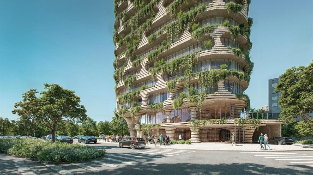 Ira Venta Estudio 23 m² con Balcón 3 m² Piso 12. Shyris. La Carolina — imagen 8