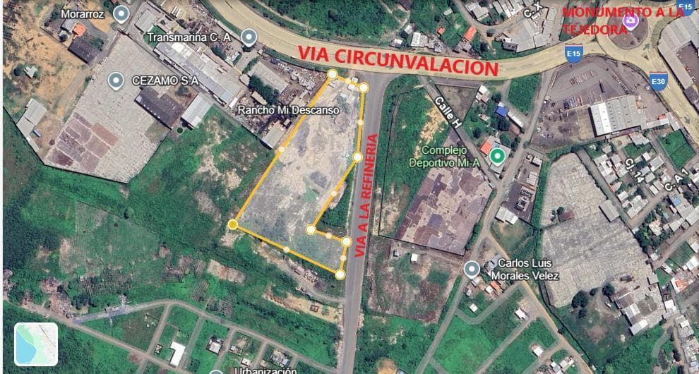 Venta de Macro Lote, Ubicado en La Intersección Entre La Vía Circunvalación y Vía a La Refinería Del, Manabí — imagen 1
