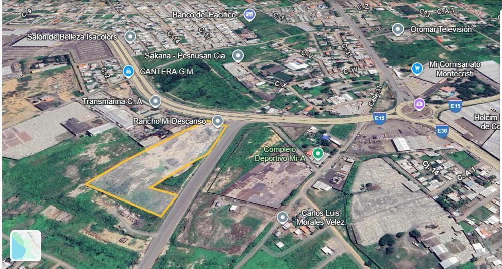 Venta de Macro Lote, Ubicado en La Intersección Entre La Vía Circunvalación y Vía a La Refinería Del, Manabí — imagen 9