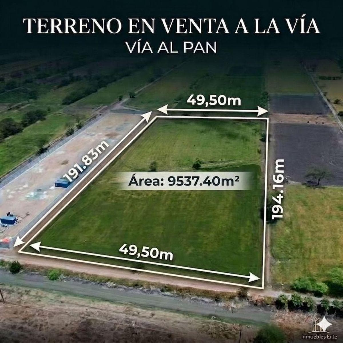 Terreno Industrial Vía Al Pan Al Pie de La Vía, Sector Para Bodegas y Comercial, Guayas — imagen 2
