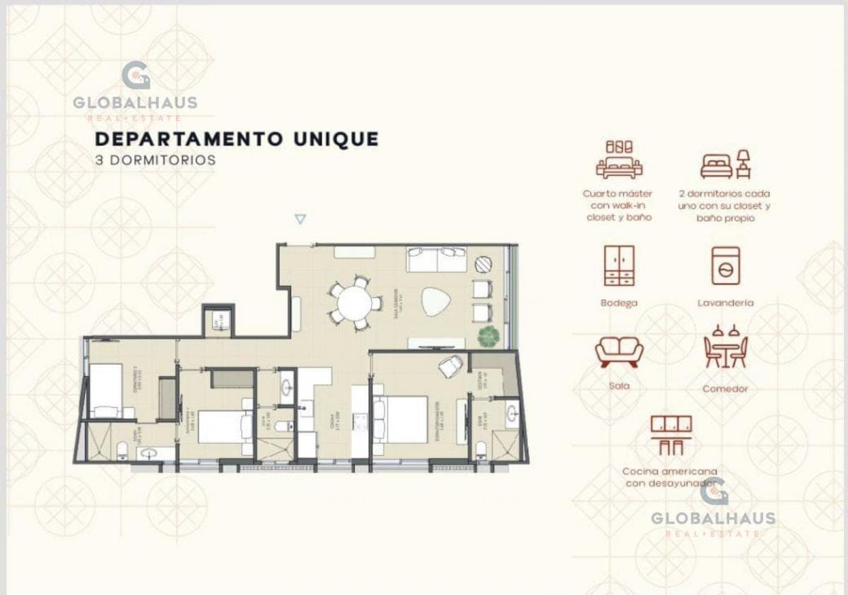 Venta Departamento en Urb. Bosko Vía a La Costa Km. 16.5, 3 Dorm., L. C. Guayas — imagen 10