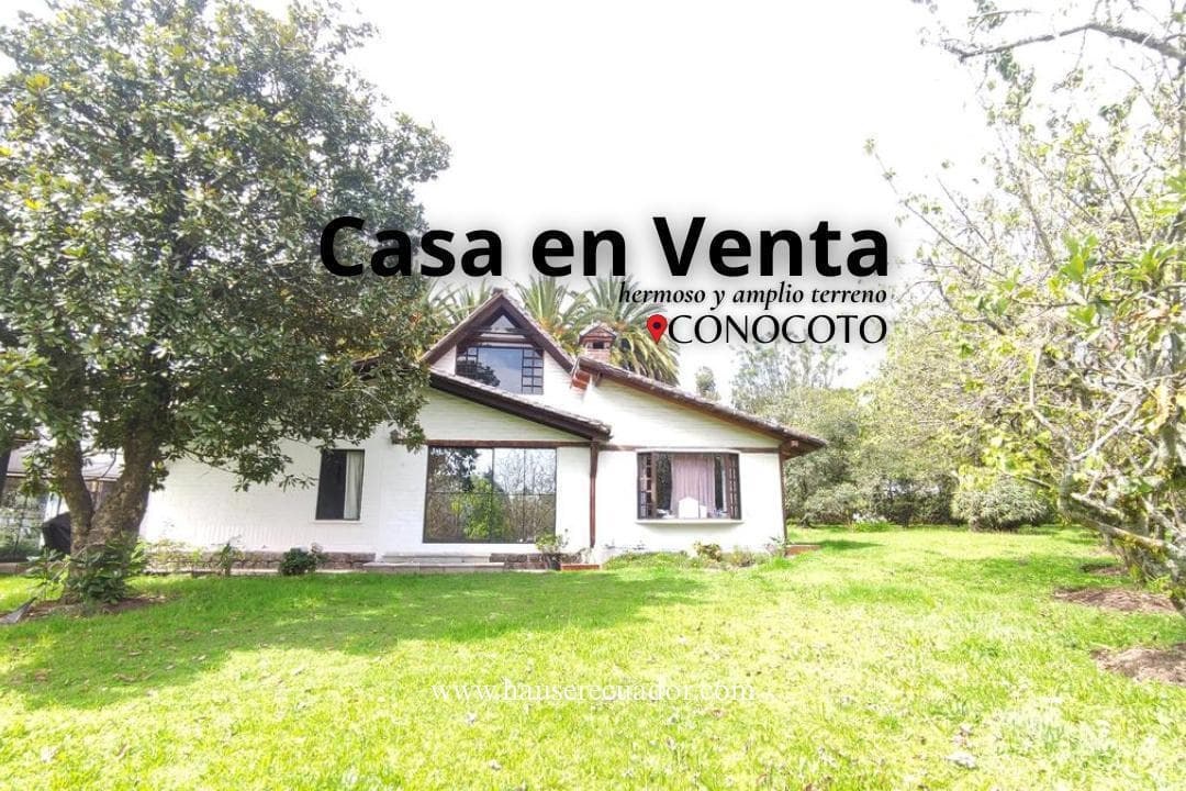 Casa en Venta de 4 Habitaciones en Planta Baja con Terreno de 1800 m², Valle de Los Chillos, Conocoto — imagen 1