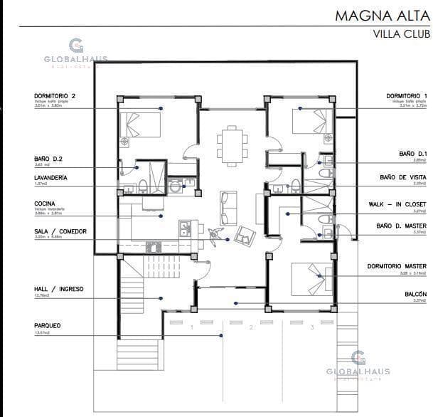 Venta de Departamento en Villa Club, 3 Habitaciones. V. B. Guayas — imagen 2
