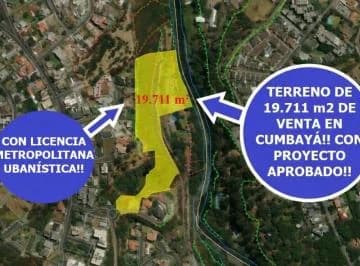 Terreno con Proyecto Aprobado de Venta en Cumbayá! — imagen 3