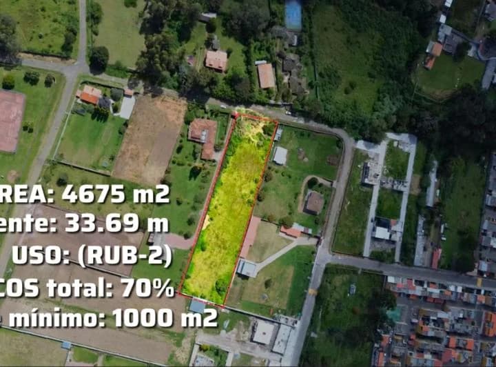 Terreno Comercial en Venta La Salle Conocoto — imagen 1