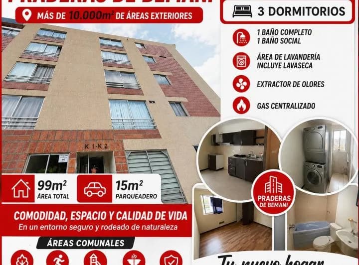 De Oportunidad Departamento Economico 3 Dorm. en Bemani (D3197), Azuay — imagen 1