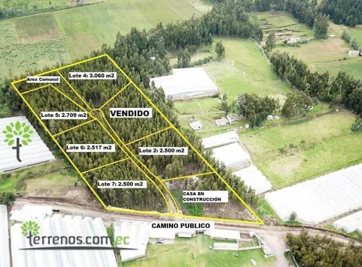 Terreno en venta en Cayambe, Pichincha