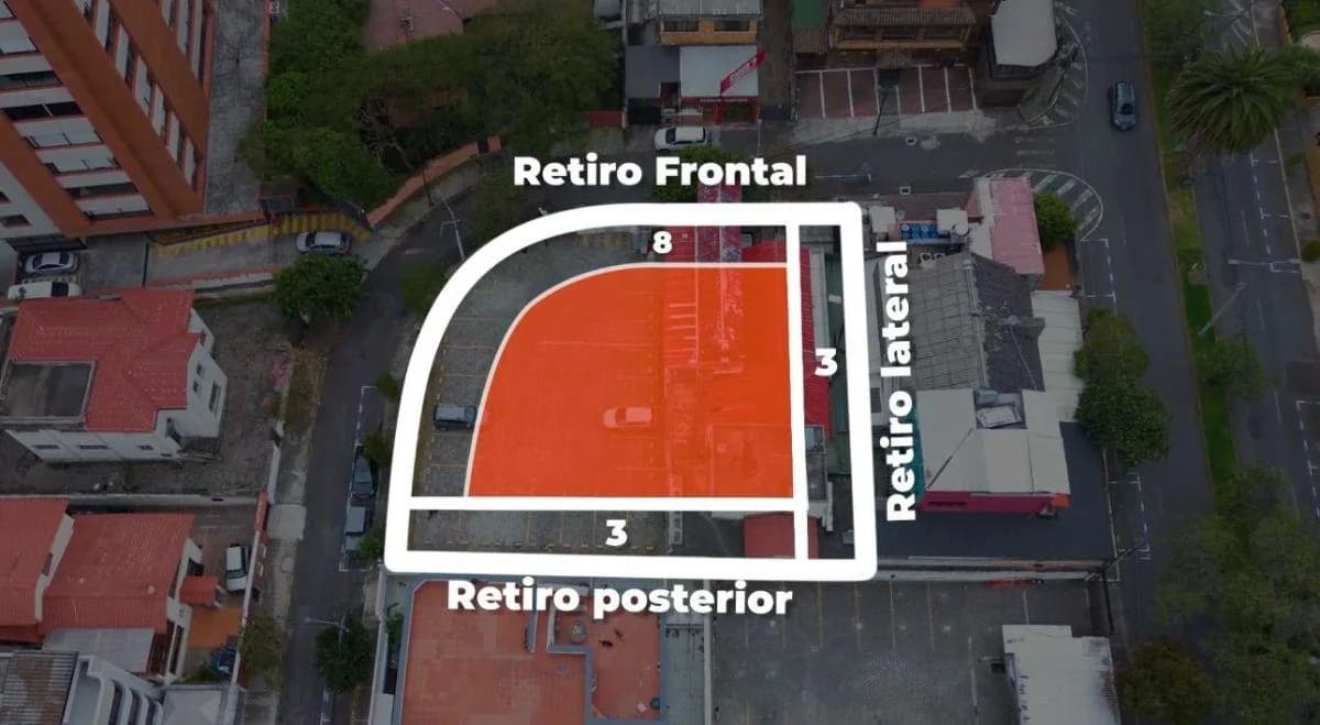 Venta de Lote Son 538 m² Sector La Floresta Hotel Quito — imagen 3
