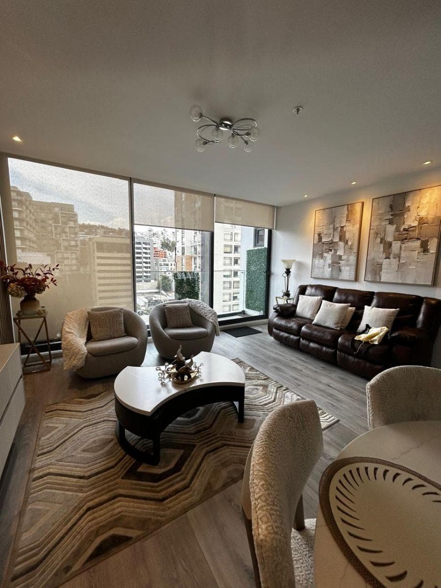 Vendo Hermoso Departamento Semi Amoblado 3 Habitaciones Republica del Salvador — imagen 1