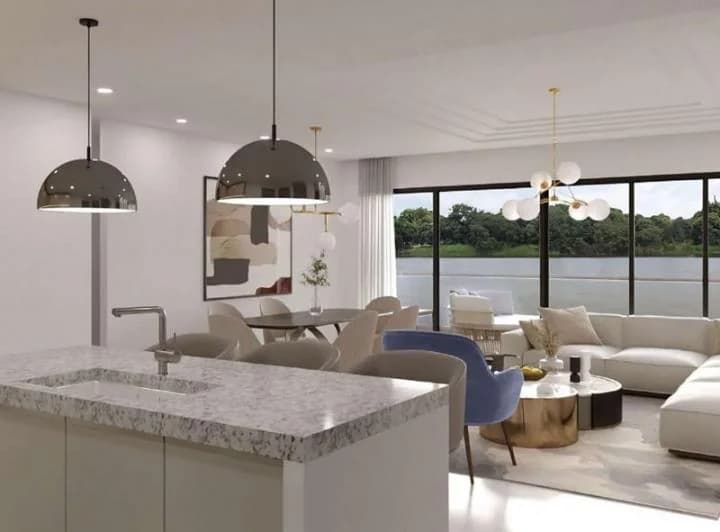 Venta Departamento, 116 m² - 3 Dorm. Vista Al Río, Guayas — imagen 1