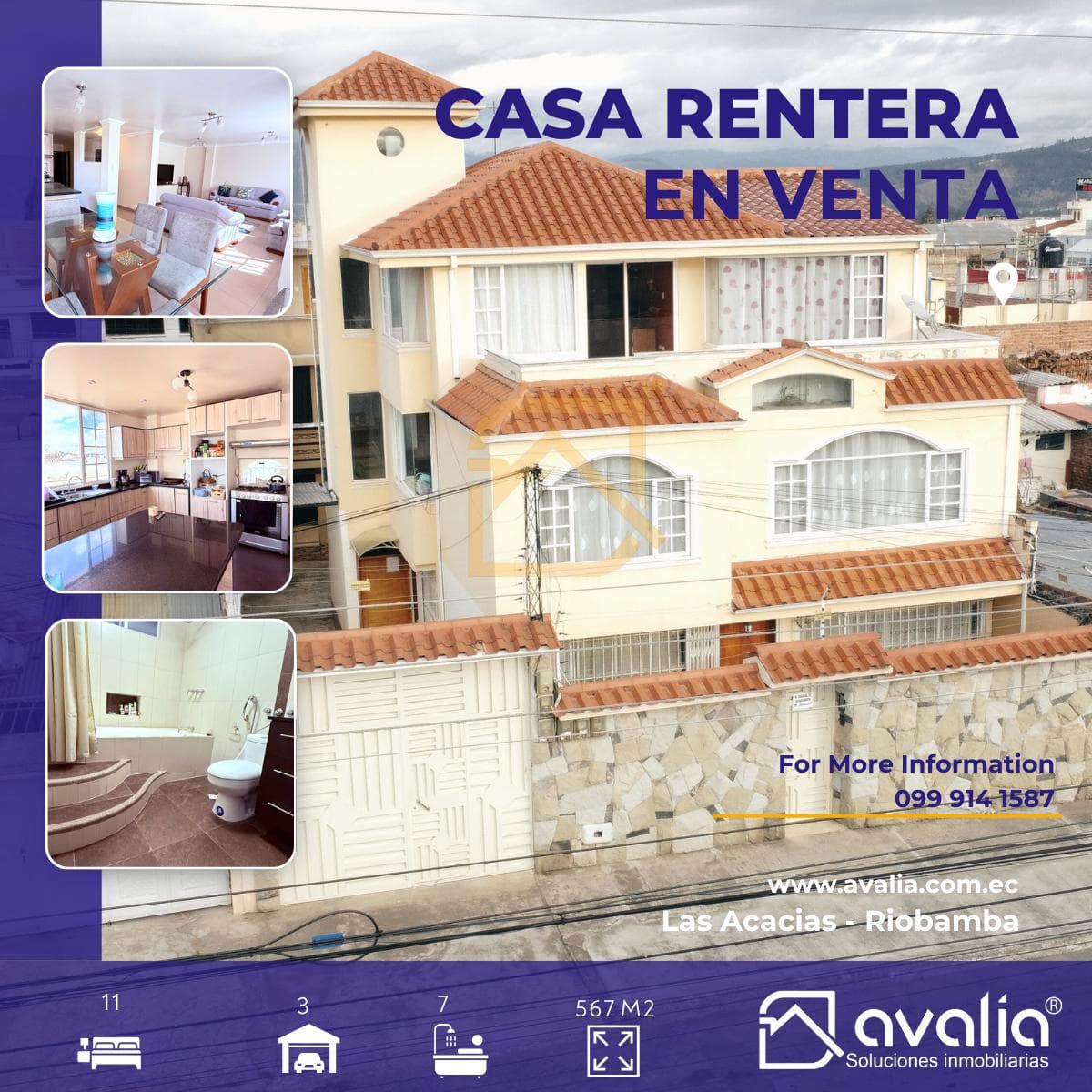 Casa en venta en Riobamba, Chimborazo