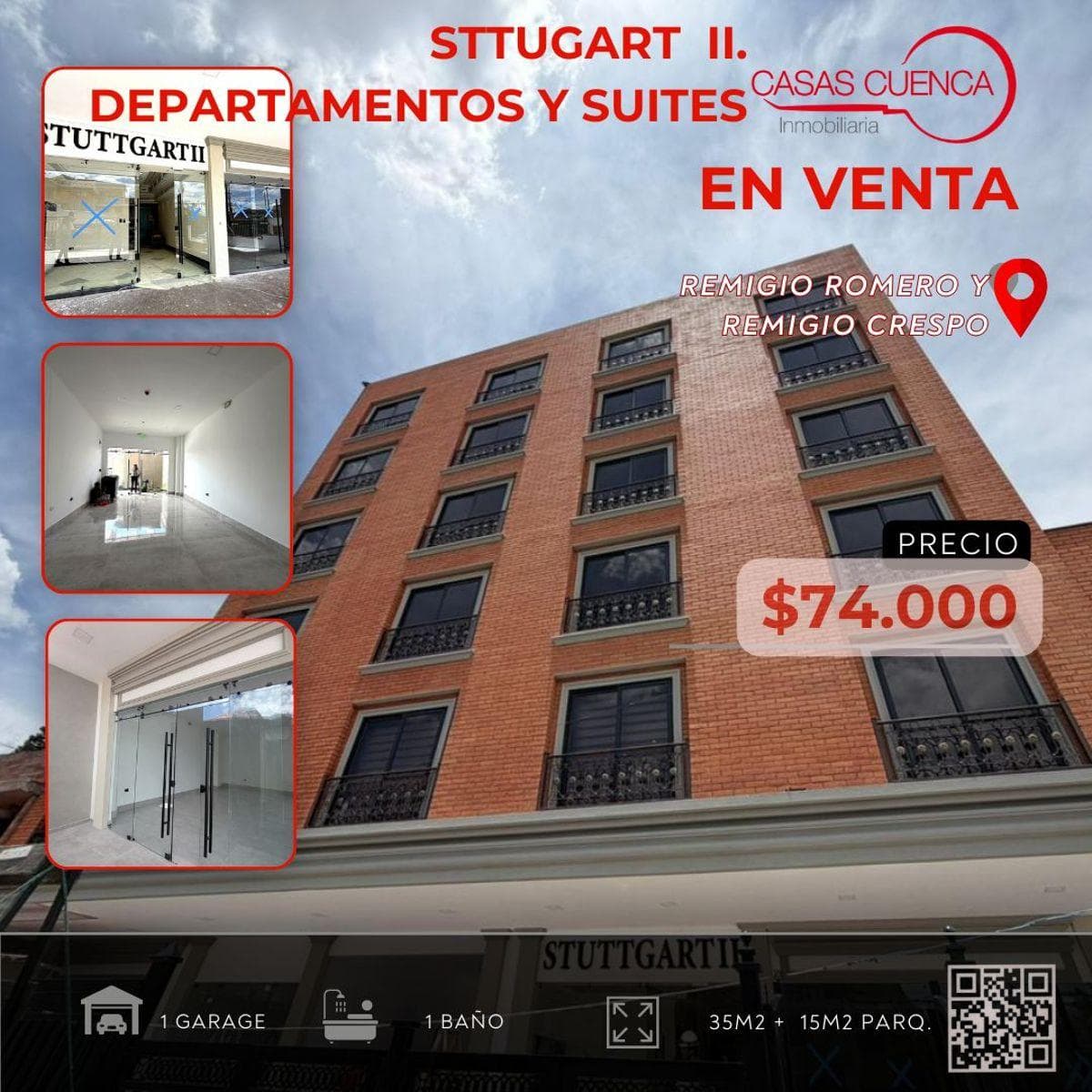 Departamento en venta en Cuenca, Azuay