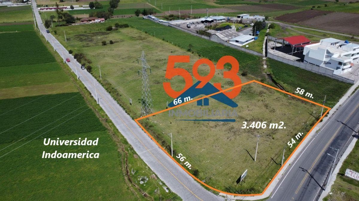 Terreno en venta en Latacunga, Cotopaxi