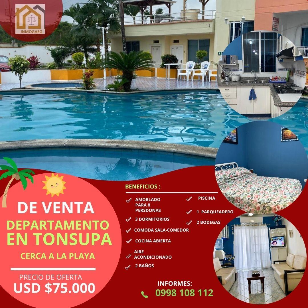 Apartamento en venta en Atacames, Esmeraldas