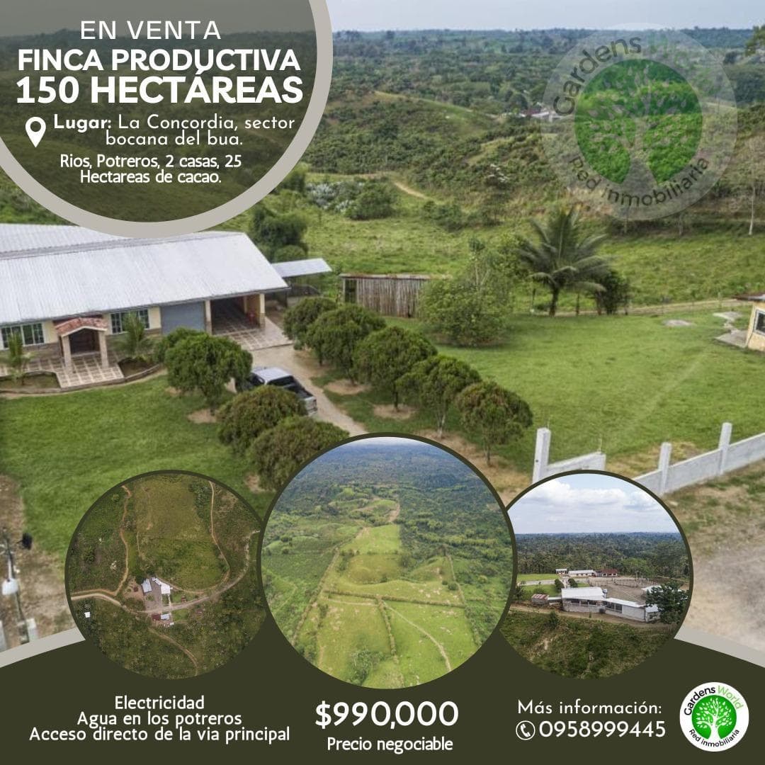 Terreno en venta en La Concordia, Santo Domingo