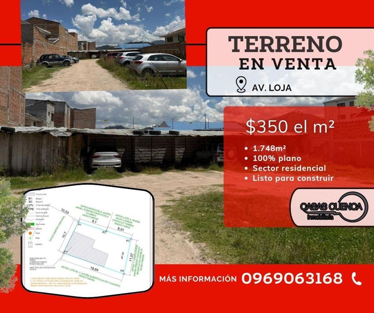 Terreno en venta en Cuenca, Azuay