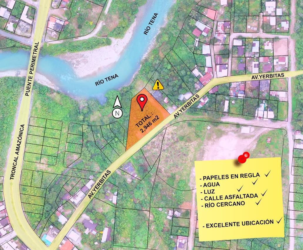 Terreno en venta en Tena, Napo