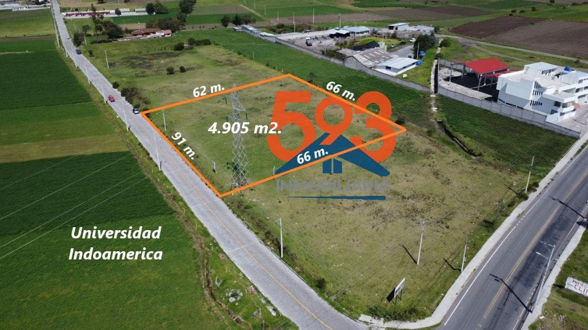 Terreno en venta en Latacunga, Cotopaxi