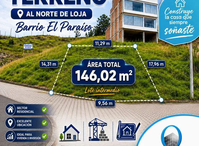 Terreno en venta en Loja, Loja