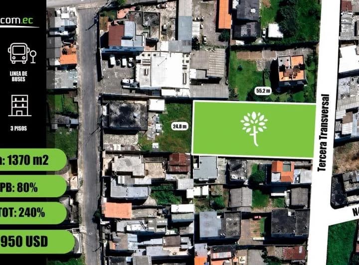Terreno en venta en Quito, Pichincha