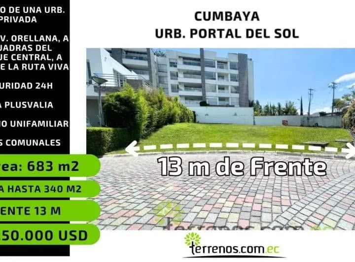 Terreno en venta en Quito, Pichincha