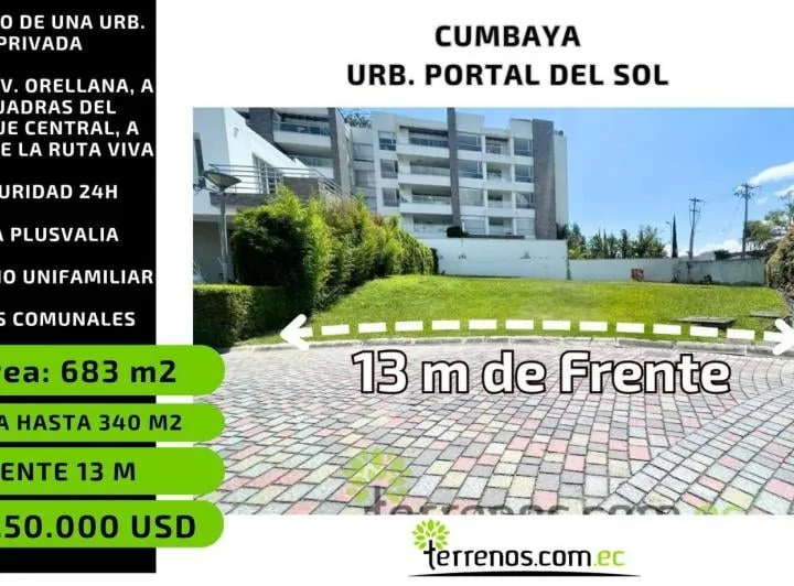 Terreno en venta en Quito, Pichincha