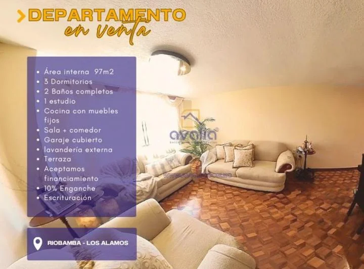 Apartamento en venta en Riobamba, Chimborazo